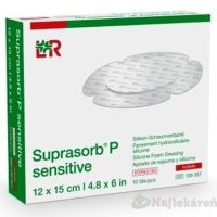 Suprasorb P Sensitive silikónový penový obväz Multisite 12 x 15 cm 10 ks