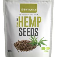 Konopné semienka nelúpané BIO Natural 500g