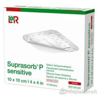 Suprasorb P Sensitive silikónový penový obväz border 10 x 10 cm 10 ks