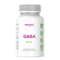 Vegmart GABA 500 mg, 120 kapsúl