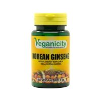 Veganicity Kórejský ženšen 600mg, 60 tabliet