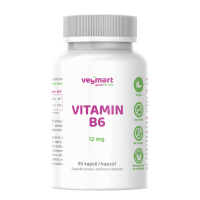 Vegmart Vitamín B6 12 mg, 90 kapsúl