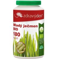 Zdravý den Mladý jačmeň BIO, 180 kapsúl