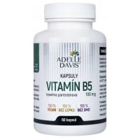 Adelle Davis Vitamín B5 - kyselina pantoténová, 100 mg, 60 kapsúl