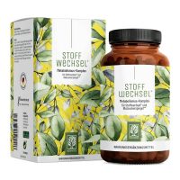 Naturtreu Metabolizmus – Komplex zeleného čaju, L-karnitínu a cholínu pre trávenie a krvný cukor, 120 kapsúl