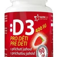 NUTRICIUS Vitamín D3 pre deti 400 IU, 90 ks