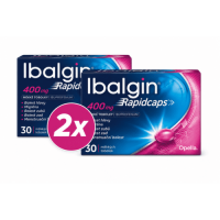 IBALGIN Rapidcaps 400 mg 30 kapsúl - balenie 2 ks