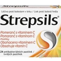 Strepsils Pomaranč s vitamínom C 24 pastiliek