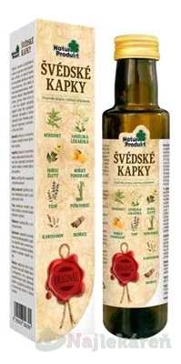 NaturProdukt ŠVÉDSKE KVAPKY 500 ml