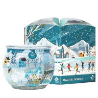 ARÔME Sviečka v skle a flower boxe, Magical Winter 90g