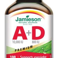 Jamieson Vitamín A a D Premium 10000 IU/ 800 IU 100 cps.