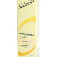 Calendula výživná pleťová maska s obsahom vitamínov A E 30 g