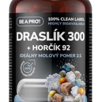 BE A PRO! DRASLÍK 300 + HORČÍK 92 60 kapsúl