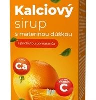 PLATAN kalciový sirup materina dúška pomaranč 150 ml