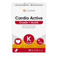 LIVSANE Cardio active draslík + horčík 30 tabliet