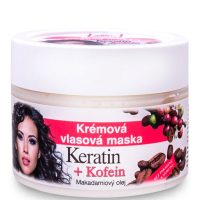 Bione Cosmetics Krémová vlasová maska keratin + Kofein 260ml