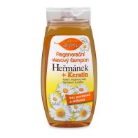 Bione Cosmetics Regeneračný vlasový šampón Harmanček + Keratín 260ml