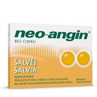 Neo-angin šalvia tvrdé pastilky 24 pastiliek
