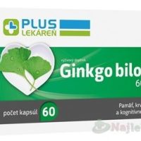 PLUS LEKÁREŇ Ginkgo biloba 60 mg 1x60 ks