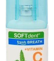 SOFTdent Fresh Breath + vitamín C Mint ústny dezodorant, mäta 20 ml