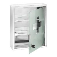 WENKO 22924100 - Lekárnička 30x40 cm nerez/strieborná 22924100