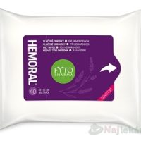 Fyto Hemoral Vlhčené obrúsky pri hemoroidoch 40 ks