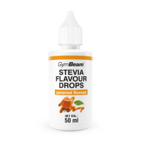 GymBeam Stevia Flavour Drops karamel