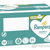 PAMPERS Baby Wipes Sensitive Box vlhčené obrúsky 12x52 ks (624 ks)
