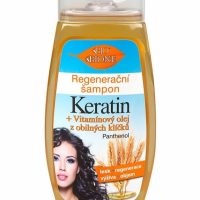 Bione Cosmetics Regeneračný vlasový šampón Keratin + Olej z obilných klíčkov 250ml