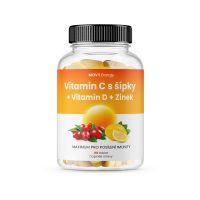 MOVit Vitamin C 1200 mg s šípky + Vitamin D + Zinok Premium 90 tablet