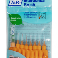 TePe Originál medzizubné kefky na dentálnu starostlivosť 0,45 mm, 8ks (oranžové)