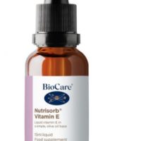 Biocare Nutrisorb Tekutý vitamín E, vegan kvapky 15ml