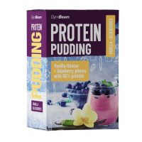 GymBeam Proteínový puding vanilka čučoriedky