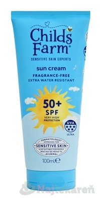 Childs Farm sun cream SPF 50+ opaľovací krém 100 ml