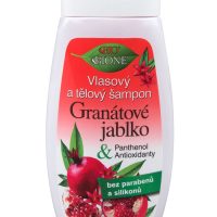 Bione Cosmetics Vlasový a telový šampón Granátové jablko 260ml