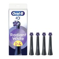 ORAL-B iO Series radiant white black originálne čistiace hlavice na bielenie zubov 4 ks