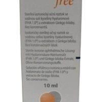 Trium Free očné kvapky s obsahom kyseliny hyaluronóvej a extraktu z Ginko biloby 10 ml