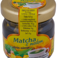 Natur Products Pečený čaj s medom Matcha - citrón a zázvor 40ml