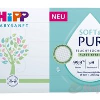 HiPP BABYSANFT SOFT & PUR Čistiace vlhčené obrúsky 10 ks