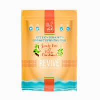 Revive - kúpeľová soľ s pagaštanom konským a škumpovým olejom - kŕčové žily a popôrodná starostlivosť - 330 g - INA Essentials