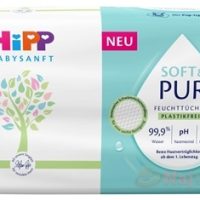 HiPP BABYSANFT SOFT & PUR Čistiace vlhčené obrúsky 3x48 ks