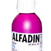 Alfadin 10mg/ml dermálny roztok na povrchovú dezinfekciu pokožky, slizníc 20ml