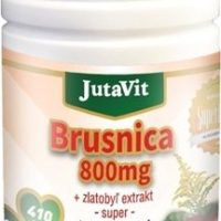 JutaVit Brusnica 800 mg + zlatobyľ extrakt super 60 tabliet