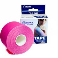 BIOMIC Tape kineziologická tejpovacia páska ružová 5m 1 ks